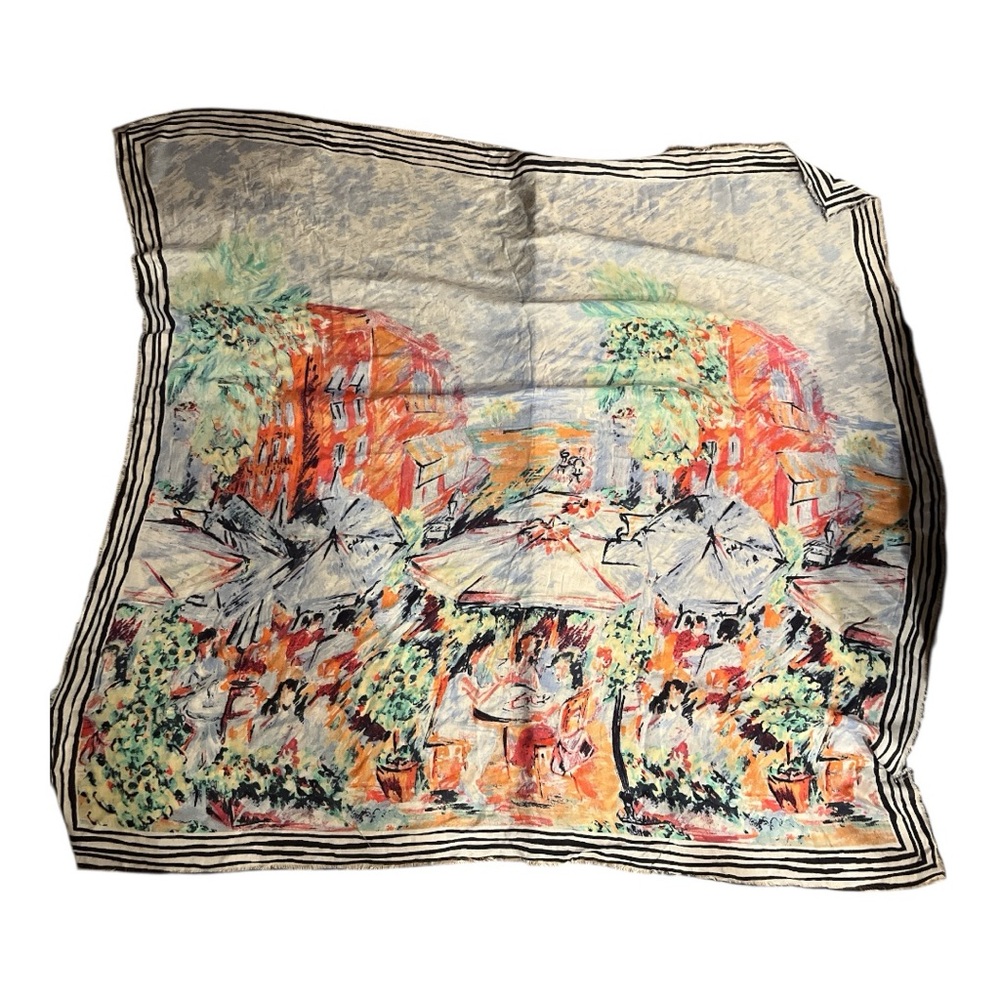 Chico's Multicolor Abstract Scarf